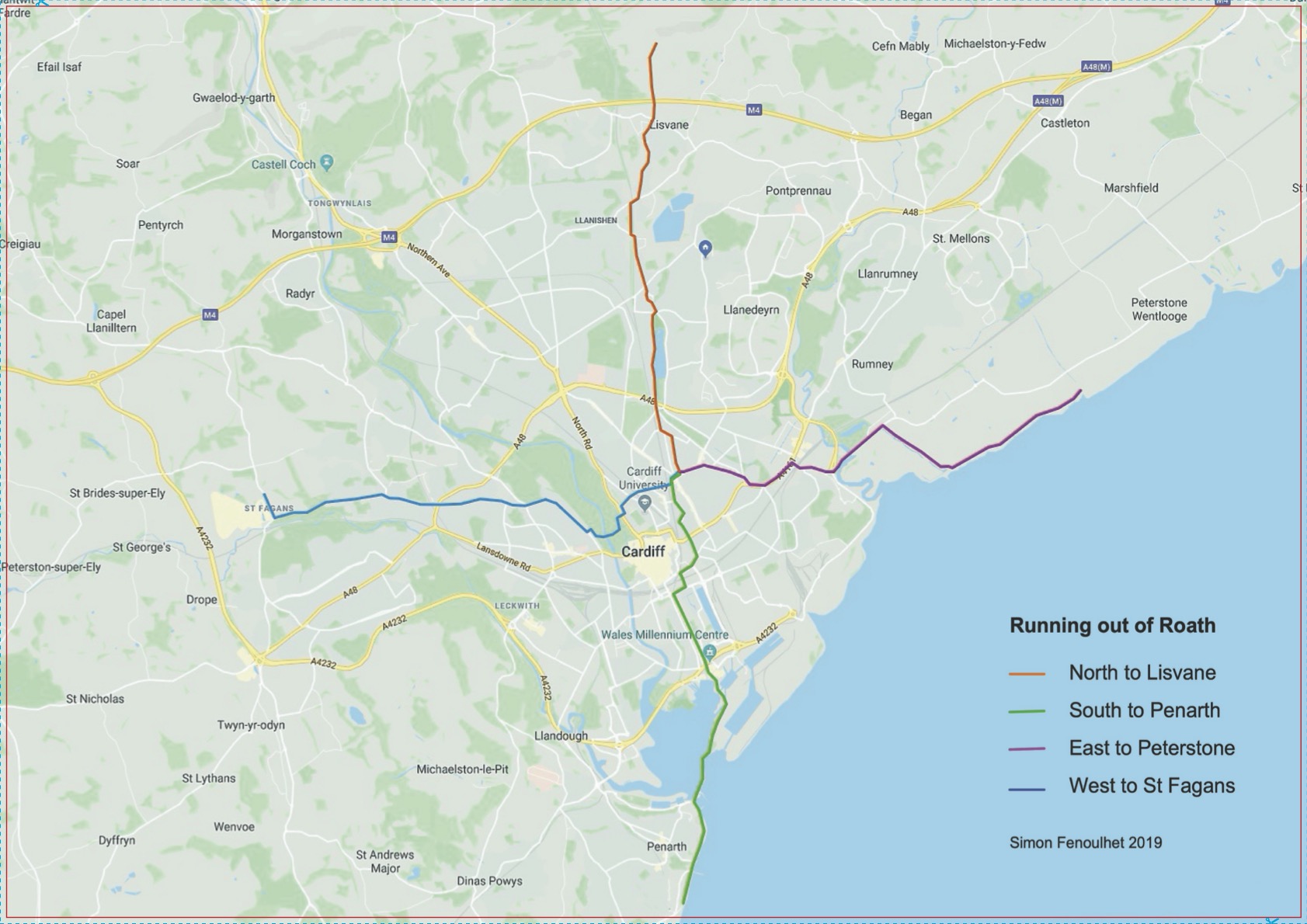 Running Out of Roath Map